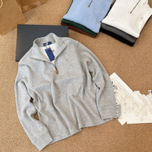 Cargar imagen en el visor de la galería, Spring/Summer Men's New Style Casual Colorful RL Quarter-Zip Pullover Polo-neck Long-Sleeve Knitted Sweatshirt#RL-2552
