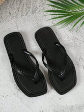 Cargar imagen en el visor de la galería, Women's Breathable Lightweight Open Toe Flip-Flops for Summer &amp; Autumn Fashion Trend Casual Beach Seaside Wear Pure Color
