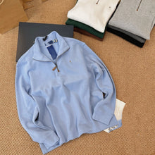 Cargar imagen en el visor de la galería, Spring/Summer Men's New Style Casual Colorful RL Quarter-Zip Pullover Polo-neck Long-Sleeve Knitted Sweatshirt#RL-2552
