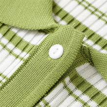 Cargar imagen en el visor de la galería, Polo Mujer Slim Fit | Rayas Cuello Solapa Manga Corta Verano
