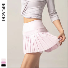 Cargar imagen en el visor de la galería, Falda Tenis Mujer | 8 Colores Plisada Elástica Fitness Verano
