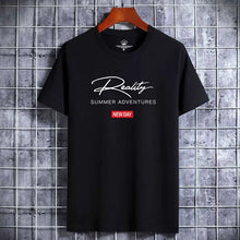 Cargar imagen en el visor de la galería, Camiseta Hombre Estampado | Moda Juvenil Algodón Cuello Redondo
