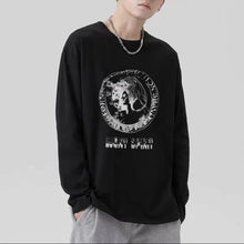 Cargar imagen en el visor de la galería, Camiseta Manga Larga Hip-Hop Cruz de Espinas | Estilo Y2K
