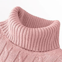 Cargar imagen en el visor de la galería, Outdoor Men's Long Sleeve Knitted Sweaters Slim Fit Turtleneck Sweater Casual Pullover Sweater Winter Basic Heavyweight Top
