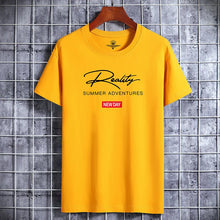 Cargar imagen en el visor de la galería, Camiseta Hombre Estampado | Moda Juvenil Algodón Cuello Redondo
