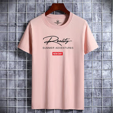 Cargar imagen en el visor de la galería, Camiseta Hombre Estampado | Moda Juvenil Algodón Cuello Redondo
