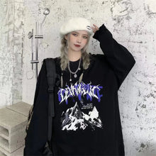 Cargar imagen en el visor de la galería, Camiseta Manga Larga Hip-Hop Cruz de Espinas | Estilo Y2K
