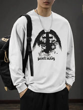 Cargar imagen en el visor de la galería, Camiseta Manga Larga Hip-Hop Cruz de Espinas | Estilo Y2K
