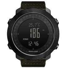Cargar imagen en el visor de la galería, Reloj Militar Hombre | Estilo Táctico Resistente Cuarzo

