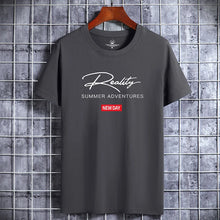 Cargar imagen en el visor de la galería, Camiseta Hombre Estampado | Moda Juvenil Algodón Cuello Redondo
