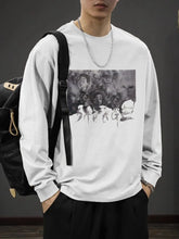 Cargar imagen en el visor de la galería, Camiseta Manga Larga Hip-Hop Cruz de Espinas | Estilo Y2K
