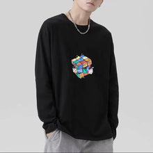 Cargar imagen en el visor de la galería, Camiseta Manga Larga Hip-Hop Cruz de Espinas | Estilo Y2K
