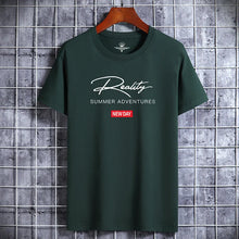Cargar imagen en el visor de la galería, Camiseta Hombre Estampado | Moda Juvenil Algodón Cuello Redondo
