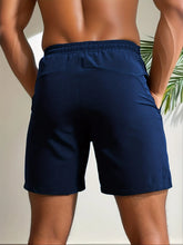Cargar imagen en el visor de la galería, Men's Bottoms for Summer Gym Workout Running Cycling,Quick Drying Breathable Drawstring Waist Sports Shorts,Going Out Outfit0428
