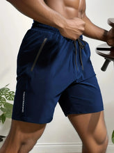 Cargar imagen en el visor de la galería, Men's Bottoms for Summer Gym Workout Running Cycling,Quick Drying Breathable Drawstring Waist Sports Shorts,Going Out Outfit0428
