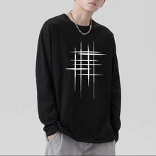 Cargar imagen en el visor de la galería, Camiseta Manga Larga Hip-Hop Cruz de Espinas | Estilo Y2K
