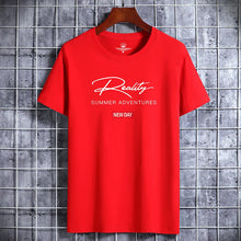 Cargar imagen en el visor de la galería, Camiseta Hombre Estampado | Moda Juvenil Algodón Cuello Redondo
