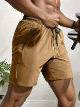 Cargar imagen en el visor de la galería, Men's Bottoms for Summer Gym Workout Running Cycling,Quick Drying Breathable Drawstring Waist Sports Shorts,Going Out Outfit0428
