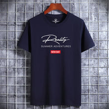 Cargar imagen en el visor de la galería, Camiseta Hombre Estampado | Moda Juvenil Algodón Cuello Redondo
