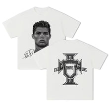 Cargar imagen en el visor de la galería, Men's T-shirt Cristiano Ronaldo fútbol superestrella Super moda impresa camiseta hombres desgastado algodón  Men's T-shirt
