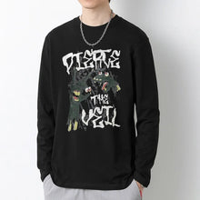 Cargar imagen en el visor de la galería, Camiseta Manga Larga Hip-Hop Cruz de Espinas | Estilo Y2K

