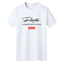 Cargar imagen en el visor de la galería, Camiseta Slim Fit Estampado Hombre | Moda Juvenil Cuello Alto Verano
