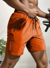 Cargar imagen en el visor de la galería, Men's Bottoms for Summer Gym Workout Running Cycling,Quick Drying Breathable Drawstring Waist Sports Shorts,Going Out Outfit0428
