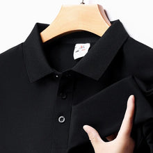 Cargar imagen en el visor de la galería, Men's Fashion Solid Short Sleeved Polo Shirt Summer Breathable Comfortable Top
