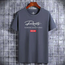 Cargar imagen en el visor de la galería, Camiseta Hombre Estampado | Moda Juvenil Algodón Cuello Redondo
