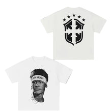 Cargar imagen en el visor de la galería, Men's T-shirt Cristiano Ronaldo fútbol superestrella Super moda impresa camiseta hombres desgastado algodón  Men's T-shirt
